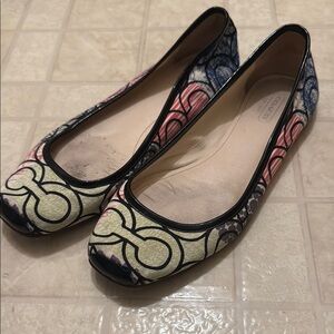 Coach Multicolor Patterned Women's Flats